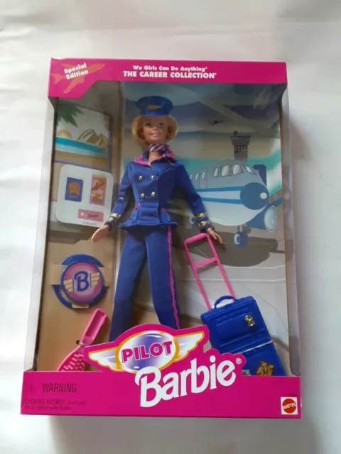 Pilot Barbie Doll Special Edition 18368 New in box 1997 Mattel career collection