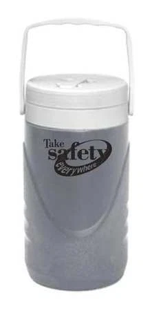 Quality Resource Group 9Luxe Cooler,Polyethylene,White,1/2 Gal.