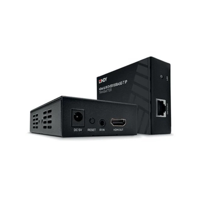Lindy HDMI and IR over 100Base-T IP Extender Black 38126