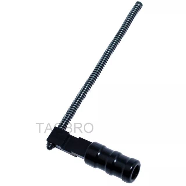 Ruger 1022 10-22 Extended Grooved Round Charging Handle All Steel Black