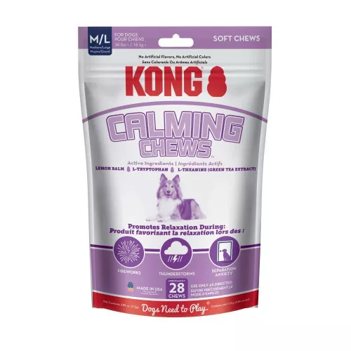 Kong Calmante da Masticare Cane Integratore 1 Ogni / Md / LG ; 28Pc
