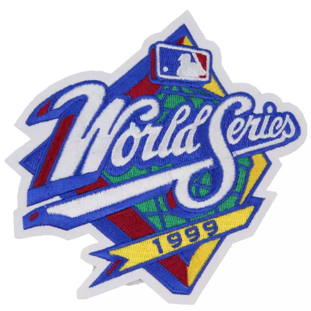 1999 MLB World Series Logo Jersey Sleeve Patch Atlanta Braves New York Yankees