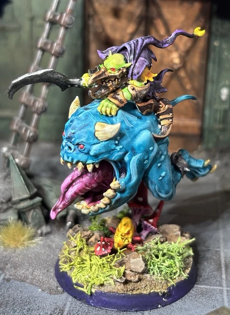 Loonboss On Giant Cave Squig - Gloomspite Gitz - Warhammer AoS, Figurine Citadel Neuve