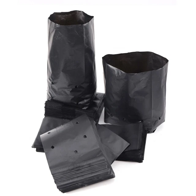 Sacchetti per la coltivazione di piante da vivaio in plastica Vasi per...