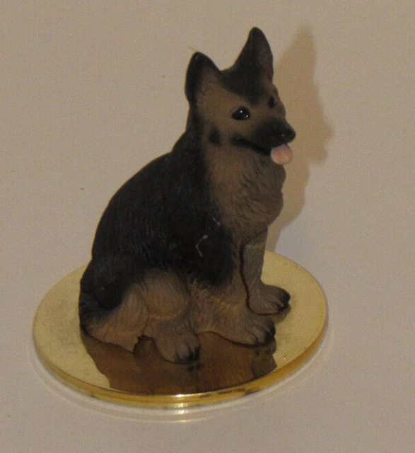 1992 Conversation Concepts Brown German Shepherd Tiny Ones Figurine