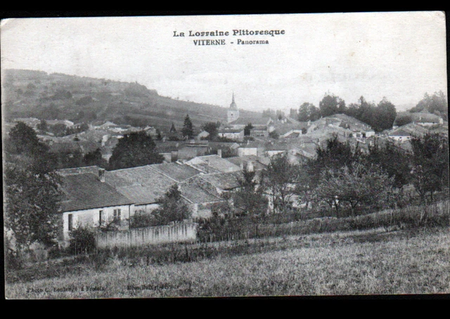 VITERNE (54) VILLAS & EGLISE en 1917
