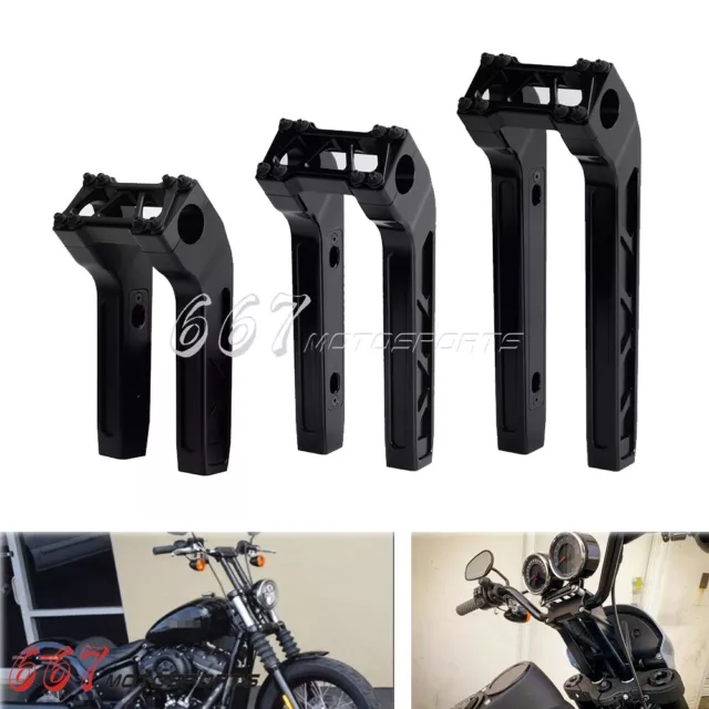 Club Style 1" Handlebar Riser Kit For Harley Dyna Softail Street Bob Low Rider