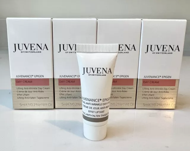 Juvena Juvenance Epigen Day Cream 5ml X 4 (20ml Total) Anti-Wrinkle New & Boxed