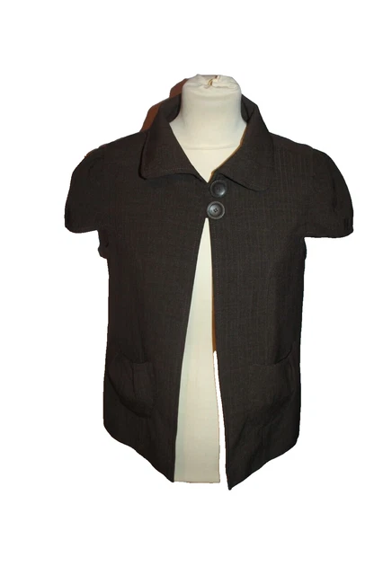 Blouson Zippé Femme Affinités, Taille 5 (Grande Taille) - Couleur Taupe, Jamais Porté, état Parfait