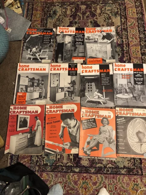 home craftsman magazine May-June 1947 And July-August 1947