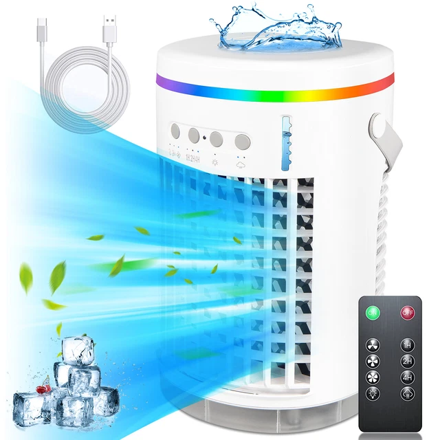 1400ML PORTABLE AIR Conditioner Personal Evaporative Space Cooler Mini