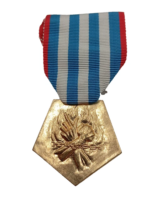 MEDAILLE COMMEMORATIVE 39 45 Ww2 - Miniature Reduction Militaire Coq