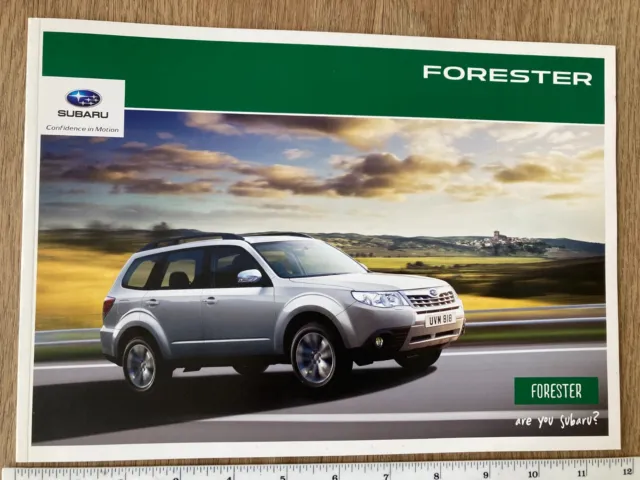 2012 SUBARU FORESTER 48x Large A4 PAGE COLOUR SALES BROCHURE