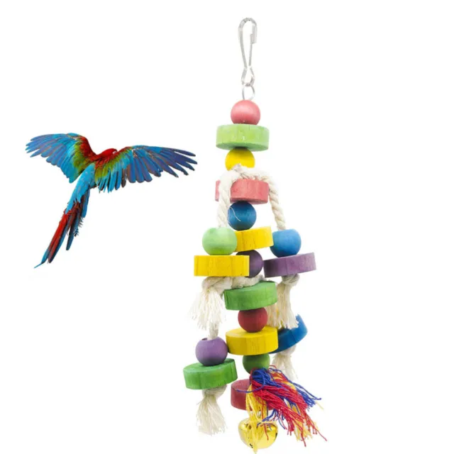 1 tlg Papagei Kauspielzeug Papagei Spielzeug Hängen Sitzstangen für Papageien