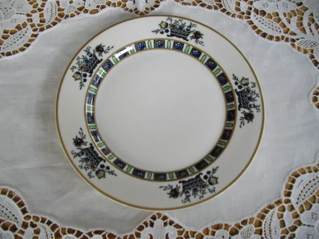 Vintage Syracuse China VIRGINIA Old Ivory O.P.CO Flowers Baskets 6 1/4" Plate ~