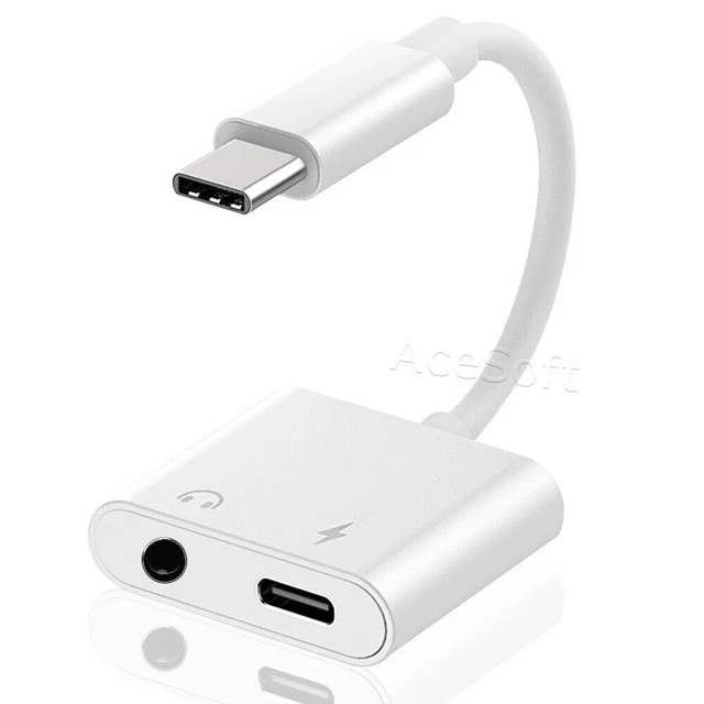 Type-C to 3.5mm Headphone Jack Adapter Cable f Samsung S20 FE 5G UW SM-G781V USA