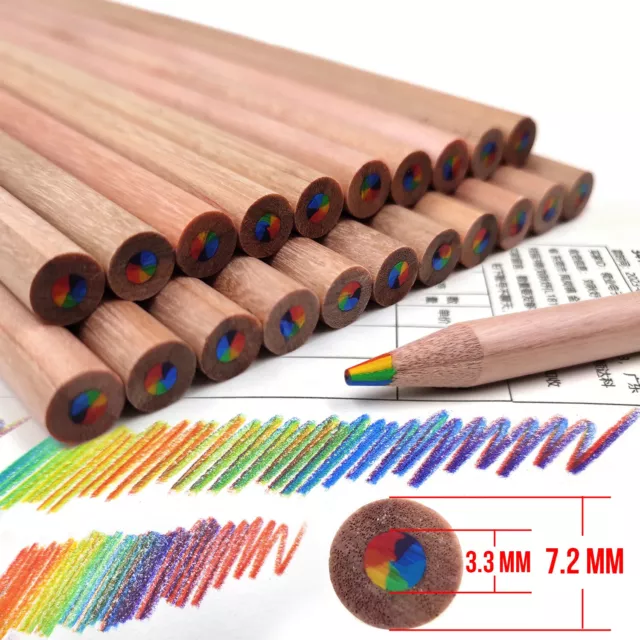Colored Pencils for Adult Coloring, 8 Colors Magic Jumbo Colored Pencil for  Kids