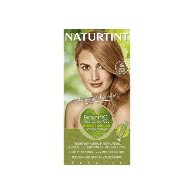 Naturtint Permanent Haarfärbemittel Kupfer blond 8C 170ml - 2er-Pack 2