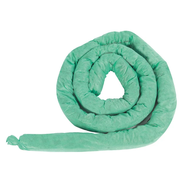 CONDOR 35ZR54 Absorb Sock,Chem/Hazmat,10ft L,PK12