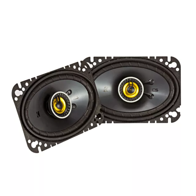 Kicker 46CSC464 CS Series CSC46 4x6 Inch 100x160mm Speakers 4 Ohm Pair