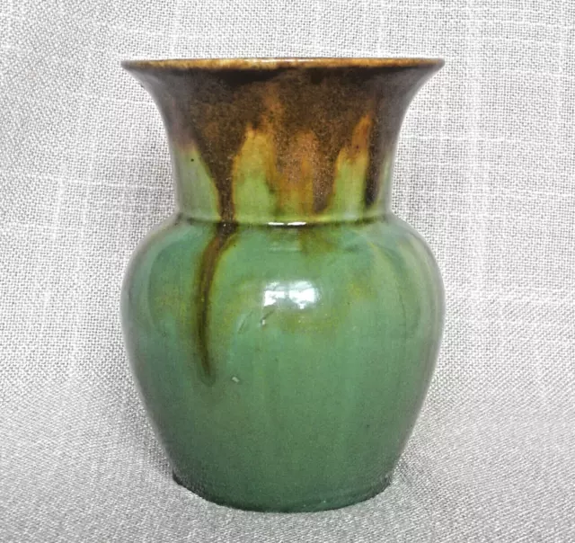 Jugendstil Vase Keramik Laufglasur um 1910, bez. "R" Form 568 wohl BKW C.Fischer