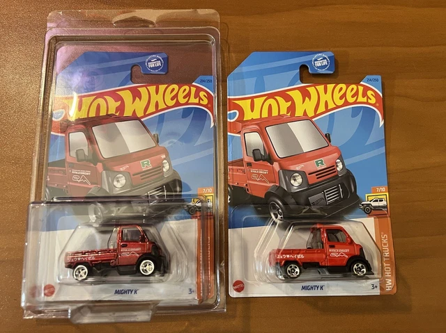 HOT WHEELS MIGHTY K Super Treasure Hunt Mainline Set Red Hot Trucks