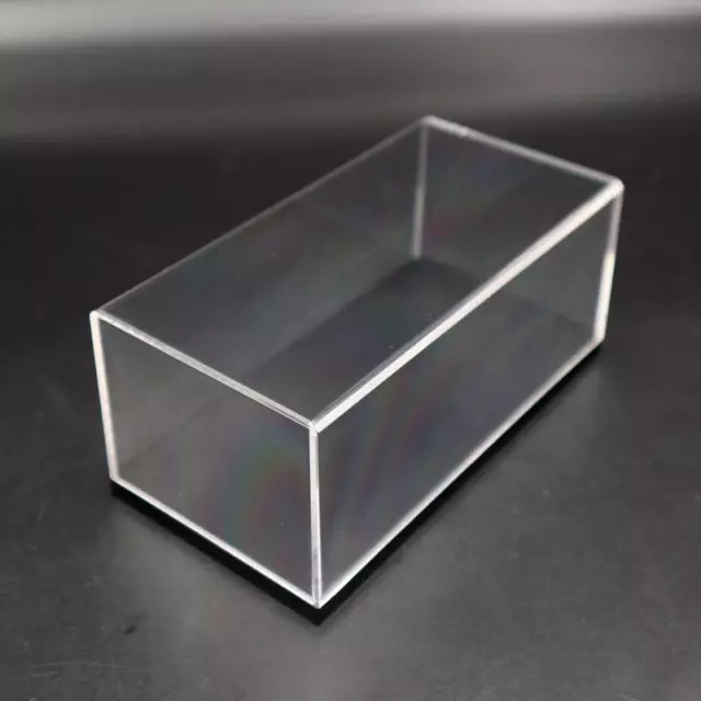 Model Toys Car Display Case Acrylic Boxes Transparent Show Dustproof with Base