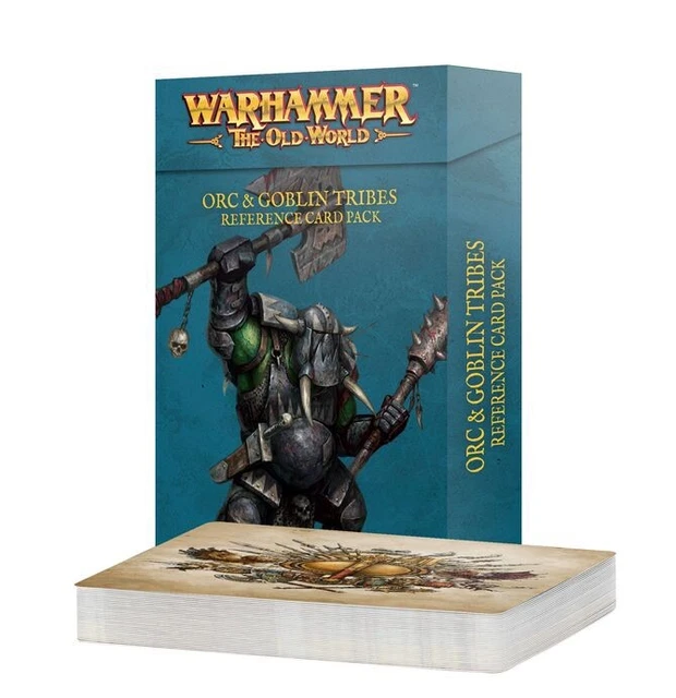 ORC & GOBLIN TRIBES REFERENCE CARD PACK Warhammer The Old World Presale ...