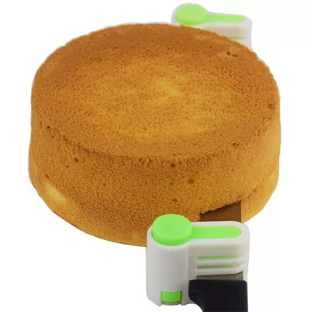 2Pcs DIY Cake Slicer Toast Cutter 5 Layers Bread Leveler Kitchen Cutting Fixator