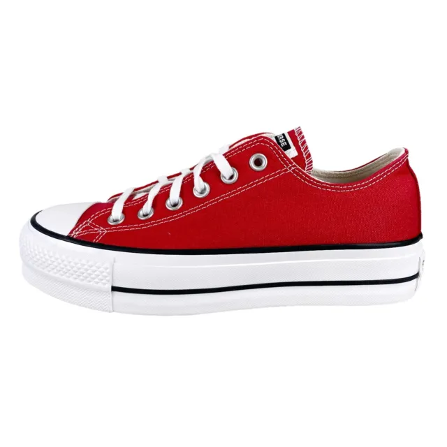Converse Chuck Taylor All Star Lift Ox Platform Sneaker Size 8 Red A06839C