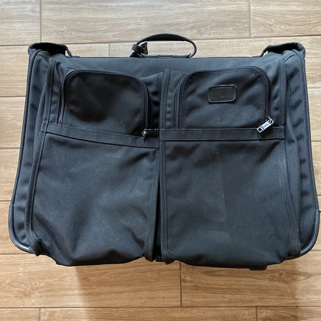 TUMI Alpha 2 Black Ballistic Nylon 2-Wheeled Large Garment Bag Locks