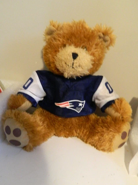Good Stuff NEW ENGLAND PATRIOTS BROWN TEDDY BEAR 00 jersey smoke free