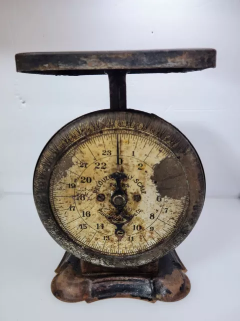 Pelouze Family Scale Mfg Co chicago vtg antique  24 lbs