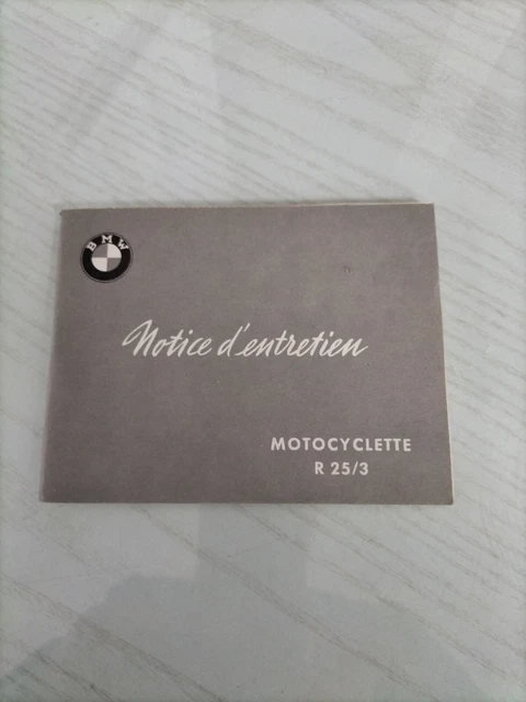 Bmw R 25/3 Libretto Uso E Manutenzione