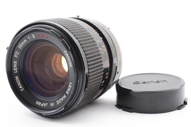 Concave O [Optical MINT] Canon FD 35mm f2 S.s.C SSC wide Angle Lens From JAPAN