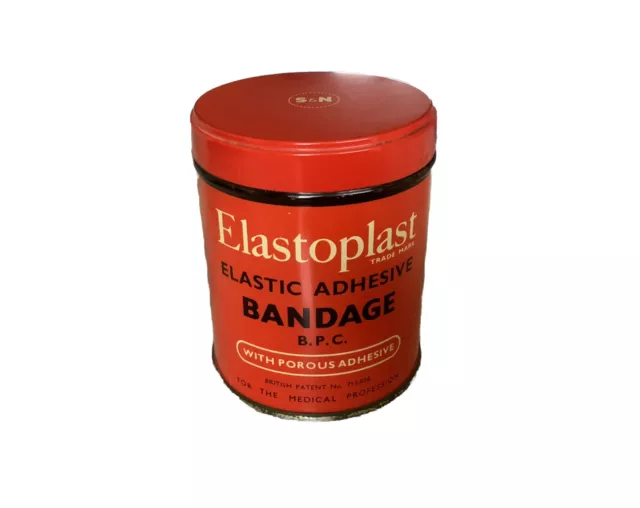 Vintage Elastoplast Tin  With Porous Adhesive