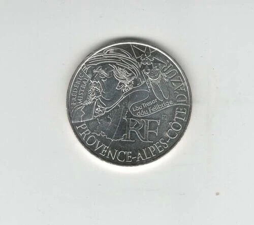 Monnaie de Paris Pièce 10€ Argent Euros des Régions : Provence Côte d'Azur 2012