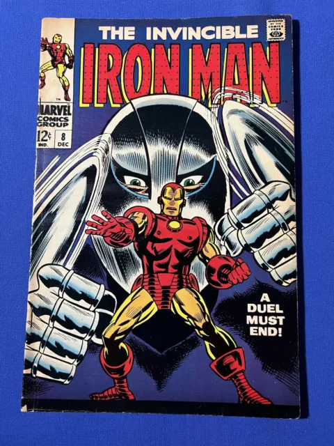 The Invincible IRON MAN # 8  (1968)   MID GRADE   THE GLADIATOR - COUNT NEFARIA