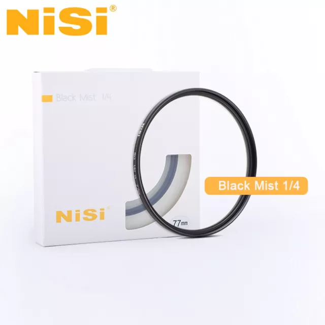 Nisi Black Mist Lens Filter 1/4 1/2 1/8 49mm 67mm 72mm 77mm 82mm for Camera Lens