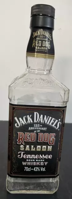 EMPTY Jack Daniel's Red Dog Saloon UK Bottle 70cl / 700ml