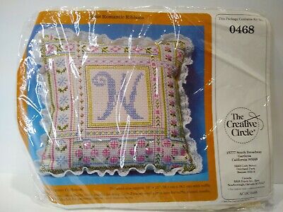 1985 de colección kit de bordado almohada decorativa círculo creativo 0468 cintas románticas