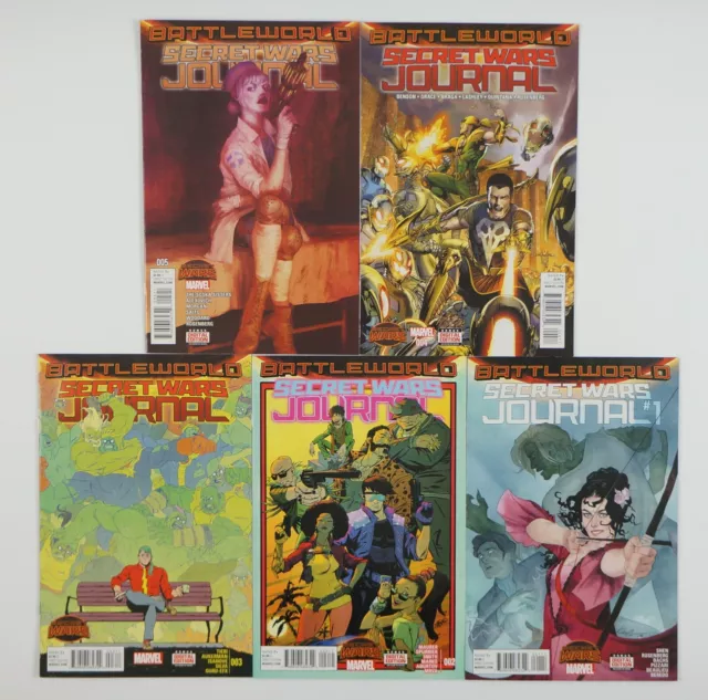 Secret Wars Journal #1-5 VF/NM complete series - Marvel - Kate Bishop - Punisher