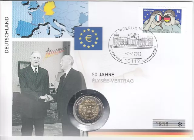 Numisbrief Germany Elysee Contract 2013