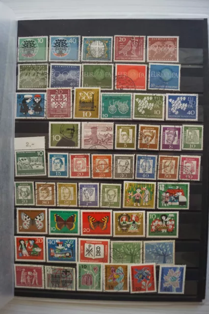 Germany 1960-1966 collection of 117 stamps mint and used