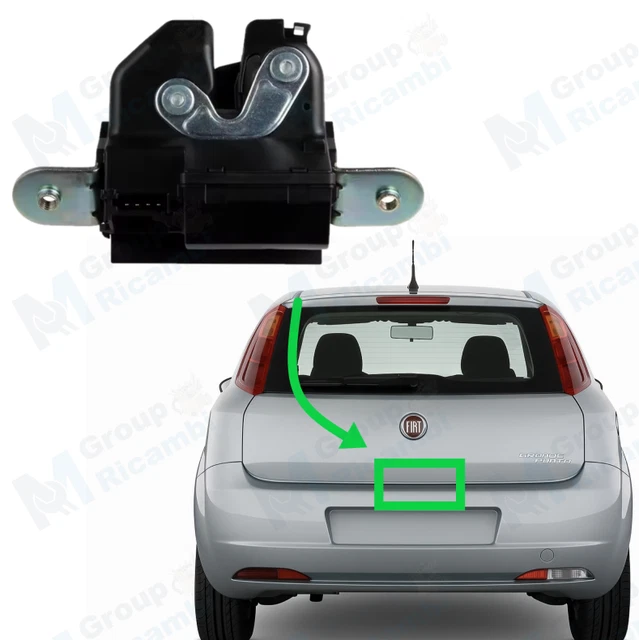 Serratura Portellone Per Fiat 500 Bravo Punto - Ricambio OEM 55702917 - Foto 11