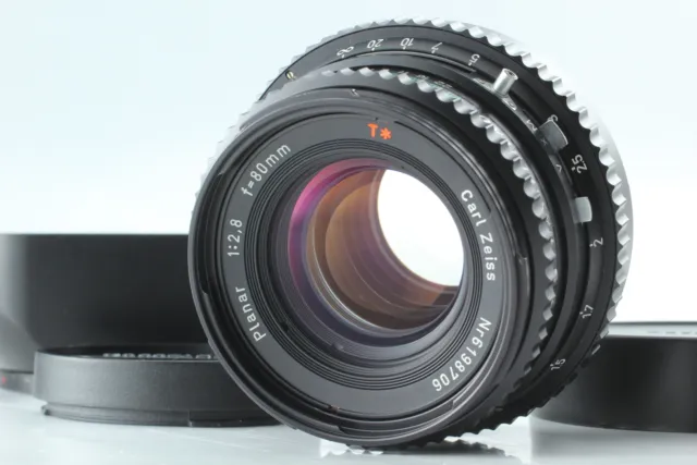 CLA'd [MINT / Hood] Hasselblad Carl Zeiss C Planar T* 80mm f2.8 Black Lens JAPAN