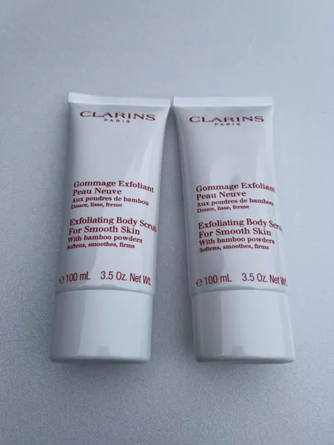 Clarins exfoliating body scrub 2 x 100ml