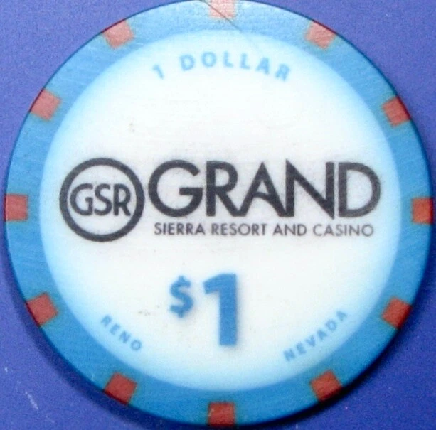 $1 Casino Chip. Grand Sierra, Reno, NV. Y69.
