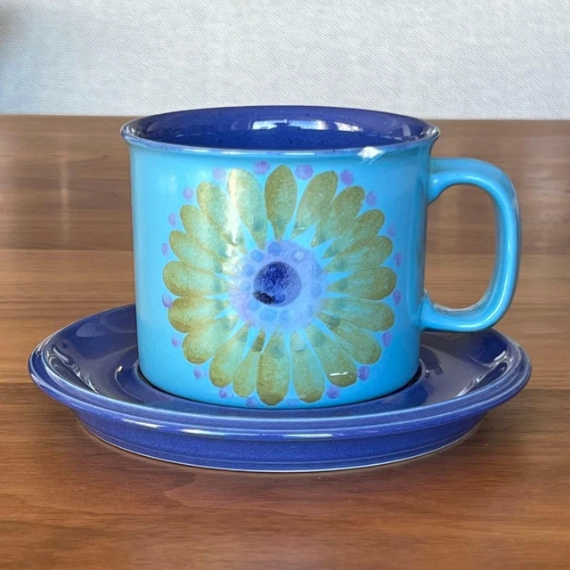 ARABIA FINLAND HLA Lupin Pottery Purple Lilac Flower Vase Hikka