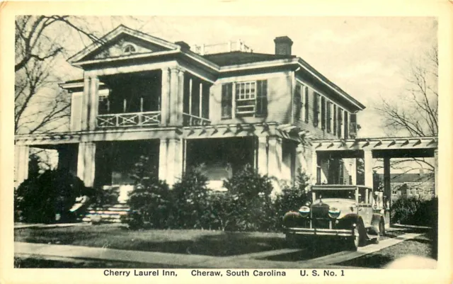 Cherry Lauren Inn, Cheraw, South Carolina, Vintage Postcard